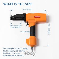 Air Nail Puller Nail Remover Pneumatic Denailer Tool for Recycled Wood Fence