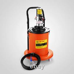 Air Operated High-Pressure Grease Pump With 15FT Hose Gun Rigid Tool Pail