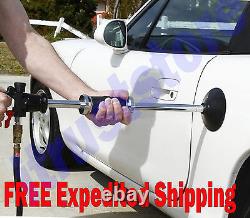Air Operated Powered Dent Puller Slide Hammer Pulling Auto Body Work Tool Kit