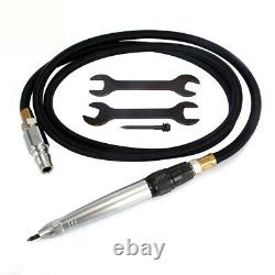 Air Pen Grinder Pneumatic Engraving Tips Kit Tool 1/4 Lettering 3800rpm 90psi