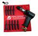 Aircraft Tools 2x Pneumatic / Air Rivet Gun With. 401 9pc Snap Set In Pouch