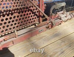 Antique logging Saw Davey Experimental Pneumatic Air Crosscut Lumber timber