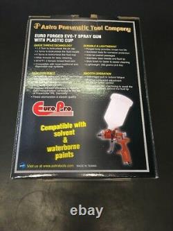 Astro Pneumatic EVOT14 Euro Forged Spray Gun With Plastic Cup