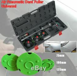 Auto Body Repair Air Pneumatic Dent Puller 3size Suction Cup Slide Tools Kit US