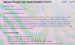 Brand New Midwest Phoenix Pk High Speed Handpiece