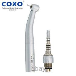 COXO High-Speed Dental Handpiece CX207-GK-TP, LED Fiber Optic, CE Certified