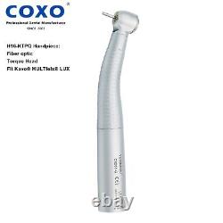 COXO High-Speed Dental Handpiece CX207-GK-TP, LED Fiber Optic, CE Certified