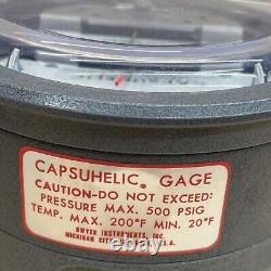 Capsuhelic, Pressure Gauge, Model#4001, S. N. IP10973 -W04AB