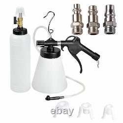 Car Van Brake Bleeder Bleeding Fluid Tool Air Pneumatic Garage Vacuum 3 Adaptors