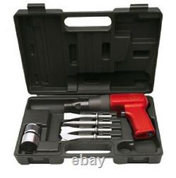 Chicago Pneumatic 7110K Heavy-Duty Air Hammer Kit with Four Chisels in Case