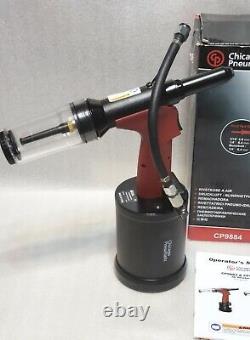 Chicago Pneumatic CP9884 Rivet Tool 1 1/8 in Stroke Lg, 3,530 lbf Pulling Force