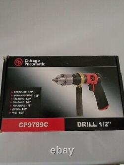 Chicago Pneumatic Cp9789c 1/2 Reversible Pistol Air Drill Tool 850 Rpm