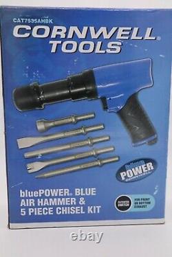 Cornwell Tools CAT4250AHBPG Green Air Hammer & 5 Bit Pneumatic Tool Kit