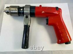 Cp1114r05 Chicago Pneumatic 1/2 Straight Air Drill Keyed Chuck