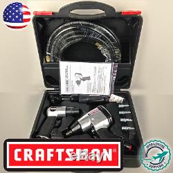 Craftsman 10 Pc Air Tool Set Impact Wrench Kit 1/2 Pneumatic Hammer Ratchetnew