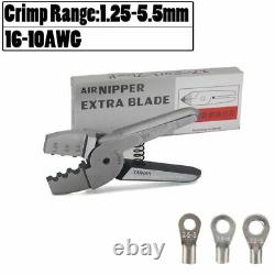 Crimping Tool Pneumatic Air Effortless Connector Clamping Hand Tool Pliers Metal