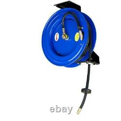 Cyclone Pneumatic 100 ft. X 3/8 inch Retractable Hose Reel for Air Compressors