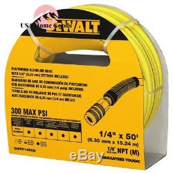 DEWALT Brad Nailer 18-Gauge 2 Kit With 50 ft. X 1/4 Air Hose Nailer Gun Tool