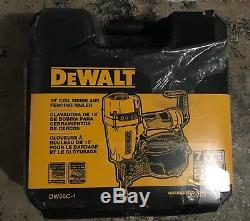 DeWALT DW66C-1 Pneumatic 15-Degree Coil 1-1/4 in. To 2-1/2 in. Siding Nailer