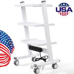 Dental 3 Tier Mobile Trolley Cart Tool /Dental 4 Holes Low Speed Handpiece Kit