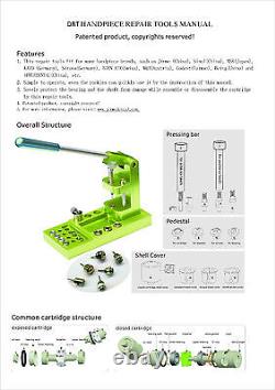 Dental Handpiece Repair Press With Tools