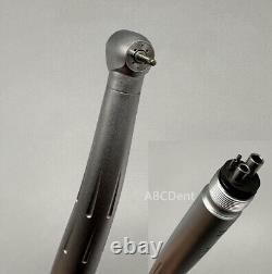 Dental High Low Speed Air Turbine Motor Handpieces Straight Contra 4 Holes Kit