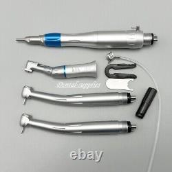 Dental High Speed Air Turbine Low-Speed Straight Air Motor 4 Hole Handpiece Kit