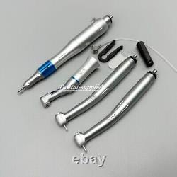 Dental High Speed Air Turbine Low-Speed Straight Air Motor 4 Hole Handpiece Kit