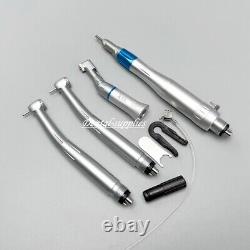 Dental High Speed Air Turbine Low-Speed Straight Air Motor 4 Hole Handpiece Kit