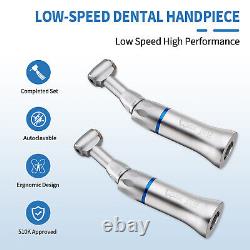 Dental Low Slow Speed Handpiece Contra Angle Push Button E-Type Fit NSK Style US