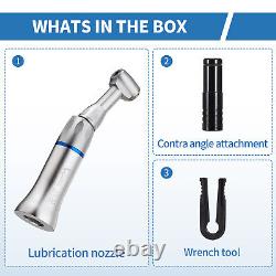 Dental Low Slow Speed Handpiece Contra Angle Push Button E-Type Fit NSK Style US