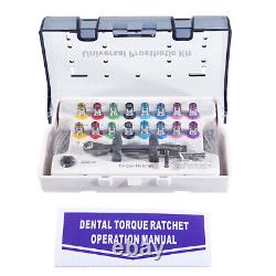 Dental Rainbow Implant Restoration tool kit Universal Implant Torque Screwdriver