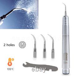 Dental Ultrasonic Air Scaler Handpiece Sonic Perio 2/4Holes & 3 Original Tips st