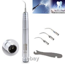Dental Ultrasonic Perio Air Scaler Handpiece 2 & 4 Holes+3 Scaling Tips Tool de