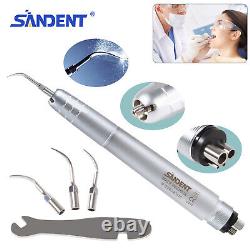 Dental Ultrasonic Perio Air Scaler Handpiece 2 & 4 Holes+3 Scaling Tips Tool de