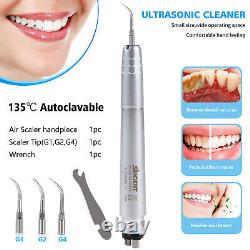 Dental Ultrasonic Perio Air Scaler Handpiece 2 & 4 Holes with 3 Tips Tool OR