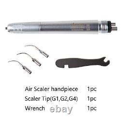 Dental Ultrasonic Perio Air Scaler Handpiece 2 & 4 Holes with 3 Tips Tool OR