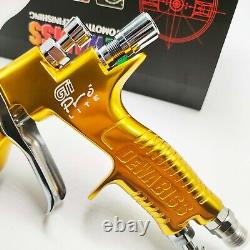 Devilbiss Spray Gun GTI PRO LITE Gold 1.3mm nozzle LVMP Car Paint Tool Pistol