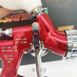Dewabiss Gti Pro Lite Red Straight Handle 1.3mm Nozzle Car Paint Tool Spray Gun