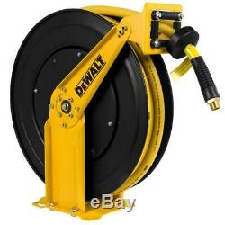 Dewalt 1/2 in. 50 ft Retractable Auto Air Compressor Pneumatic Hose Reel Tool