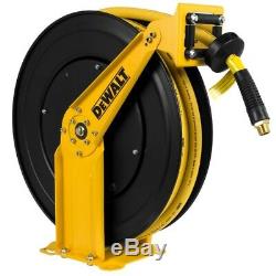 Dewalt 1/2 in. 50 ft Retractable Auto Air Compressor Pneumatic Hose Reel Tool