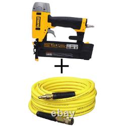 Dewalt Brad Nailer Air Hose Kit 18-Gauge Pneumatic 2 In. Flexible 50 Ft X 1/4 In