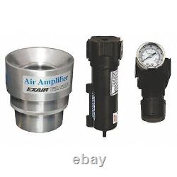 Exair 6241 Air Amplifier Kit, 1.25 In Inlet, 12.9 Cfm