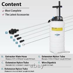 FIRSTINFO15L Pneumatic & Manual Operated Oil & Fluid Extractor -US