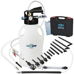 FIRSTINFO Two Way 10L Pneumatic ATF Fluid Refill Extractor/Dispenser-US