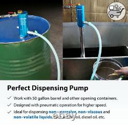 FIRSTINFO Universal Pneumatic Oil Barrel Drum Pump / Fluid Transfer Pump -US