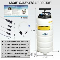 FIT TOOLS 15L Pneumatic / Air & Manual / Hand Oil & Fluid Extractor Vacuum Pump