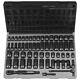 Grey Pneumatic 3/8 Drive Standard and Deep Length Duo-Socket Set 59 Pieces