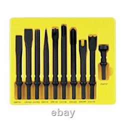 Grey Pneumatic (GP) 10 Pc General Service Chisel Set 401 Shank CS110