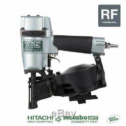 HITACHI NV45AB2 1-3/4 Air Pneumatic 15 Degree Coil Roofing Nailer Nail Gun